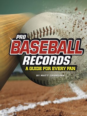 cover image of Pro Baseball Records
